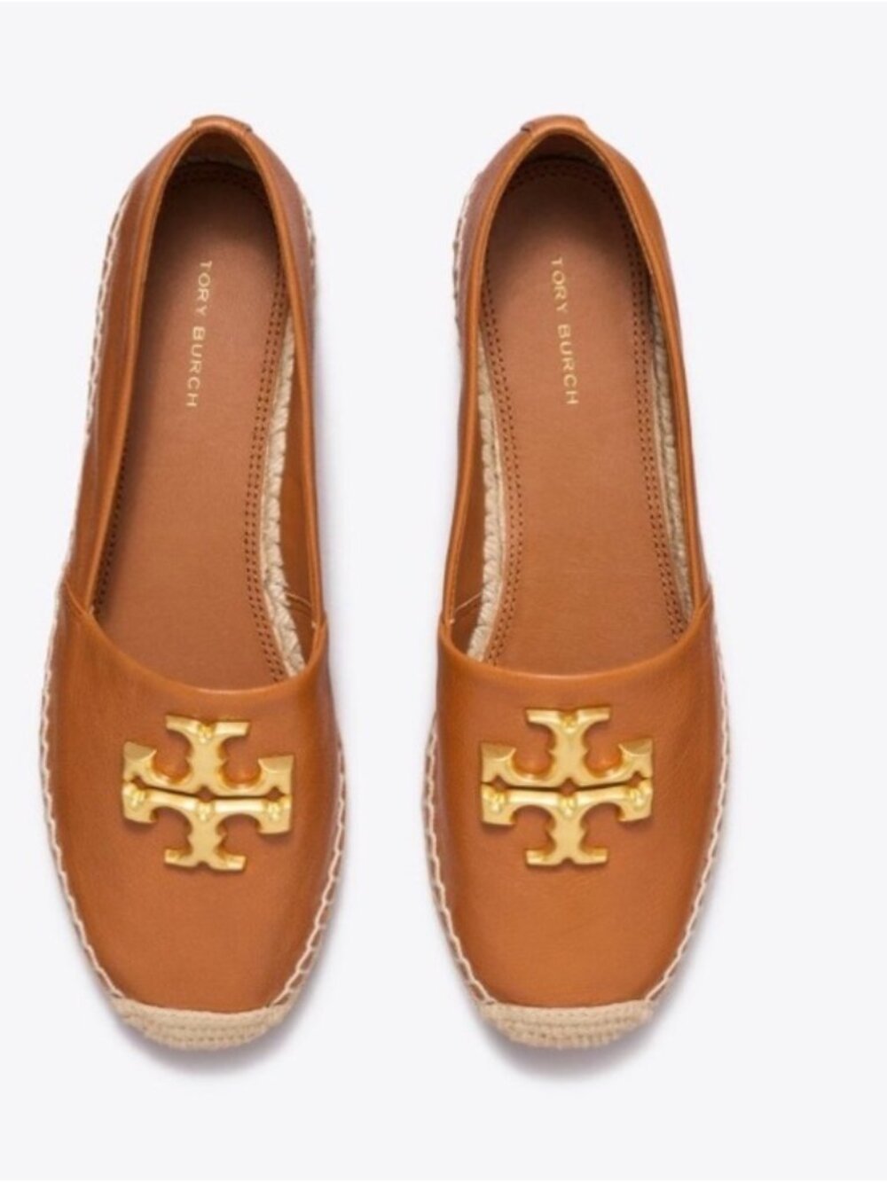 Tory Burch Eleanor espadrille flats in women's size 9.5